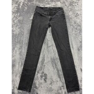 Levis Jeans Womens 5M W27 L32 Black 524 Too Superlow Skinny Denim Low Rise Pants
